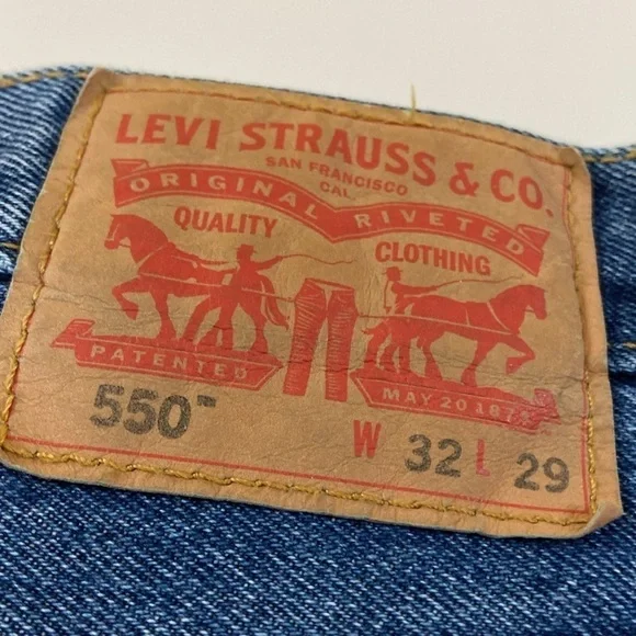 LEVI 550,VINTAGE,MEN BLUE JEANS, SIZE-32 29. - Picture 10 of 14